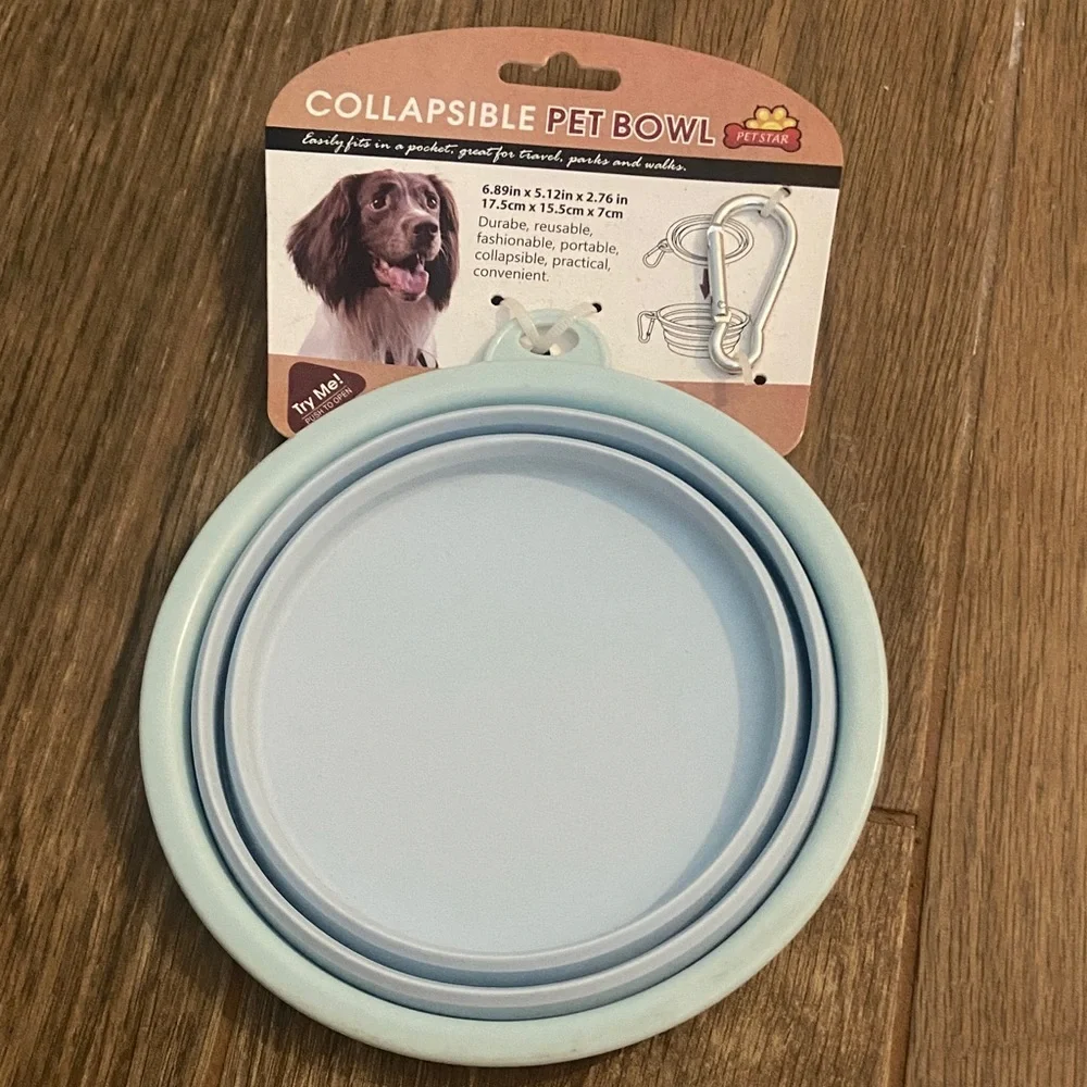 🧡 collapsible pet bowl
